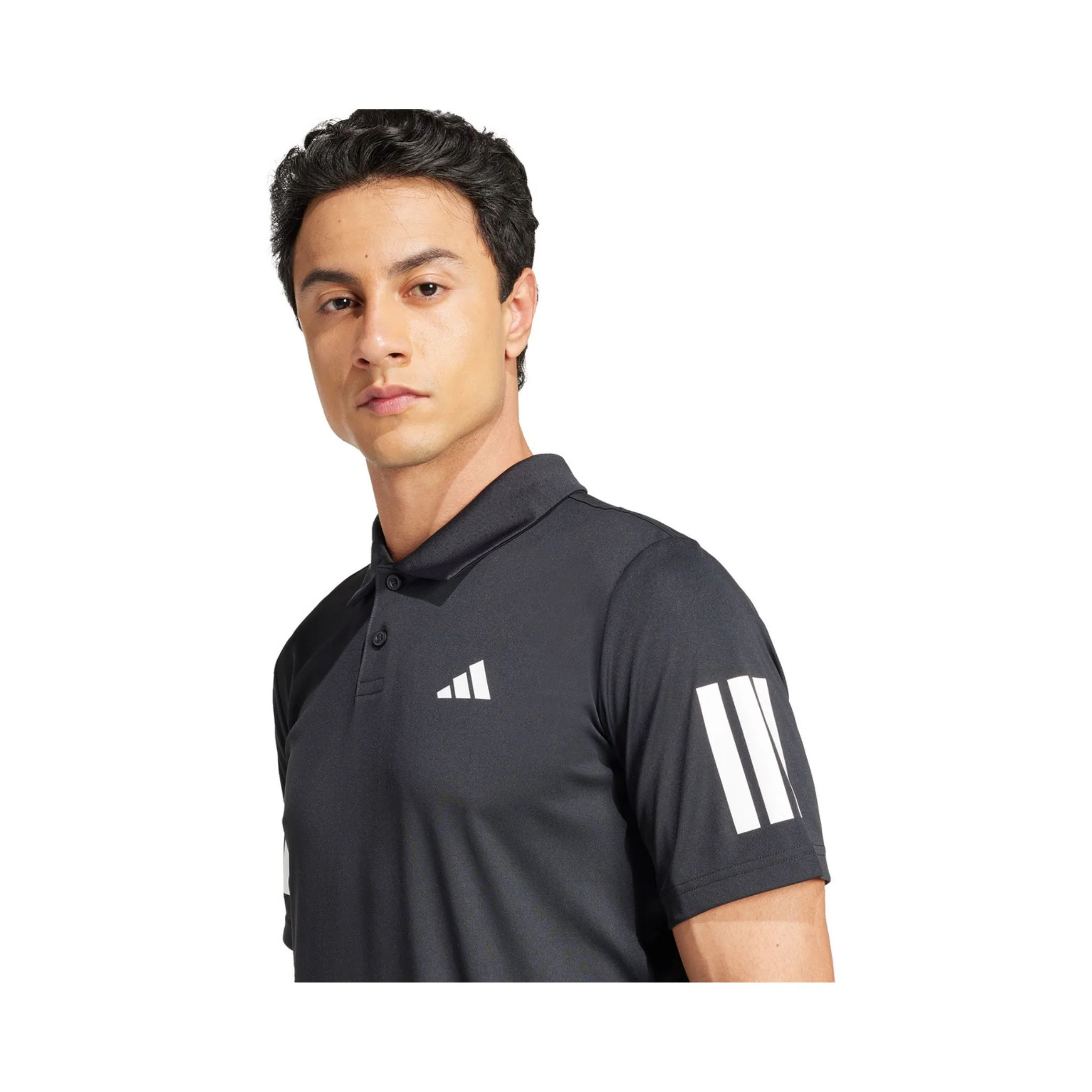 adidas club 3 stripe polo | JG0985 - Image 3