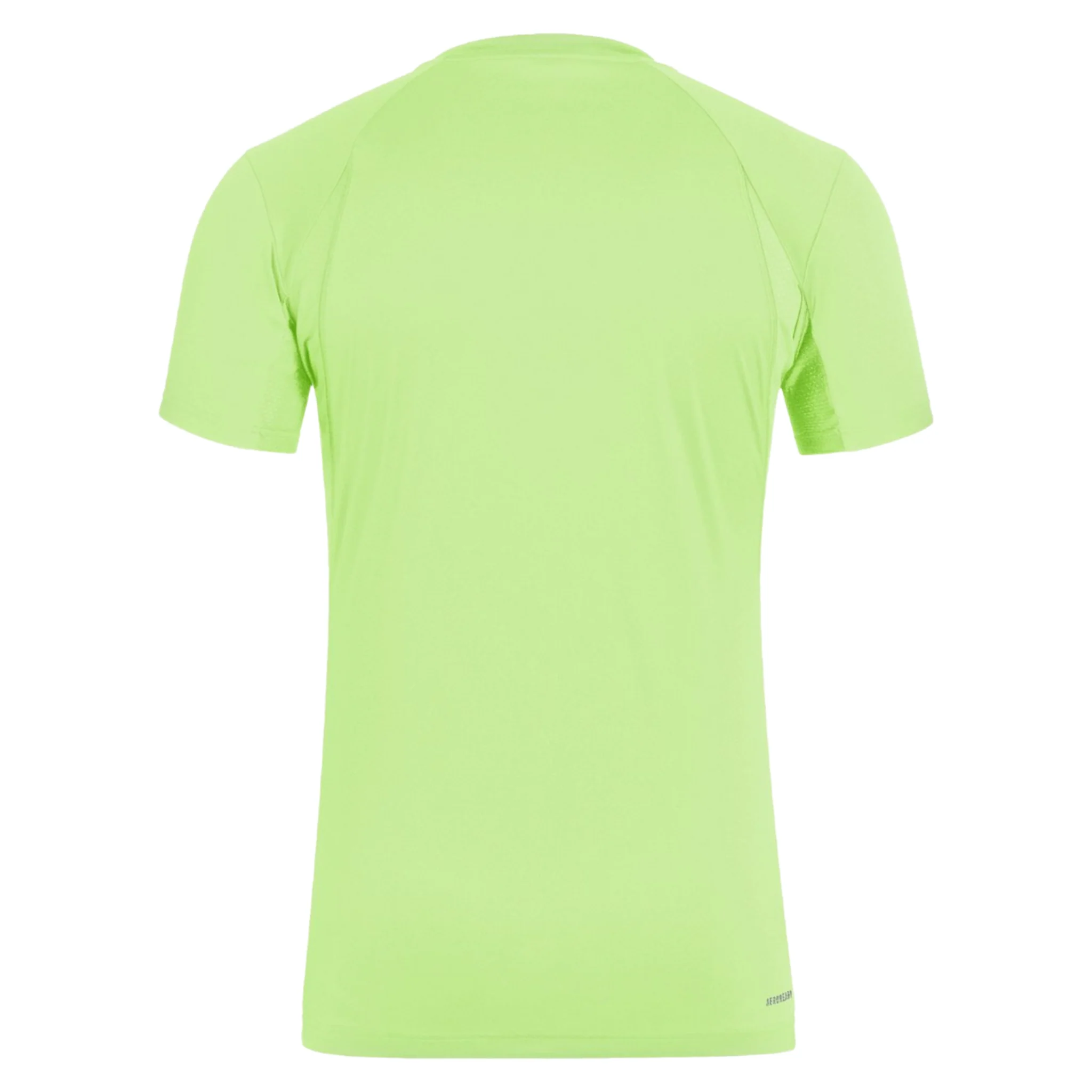 Adidas Club 3 Stripes Tee Shirt Lime | JG0979 - Image 3
