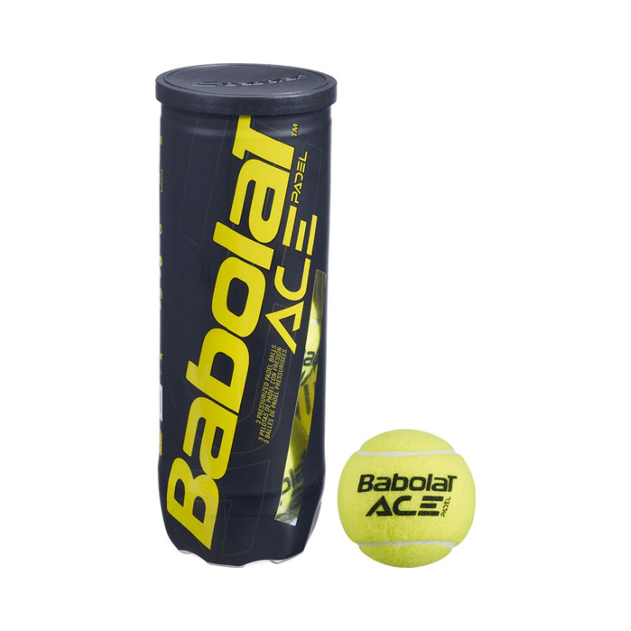 Babolat Ace Padel Balls (1 Can) - Image 3