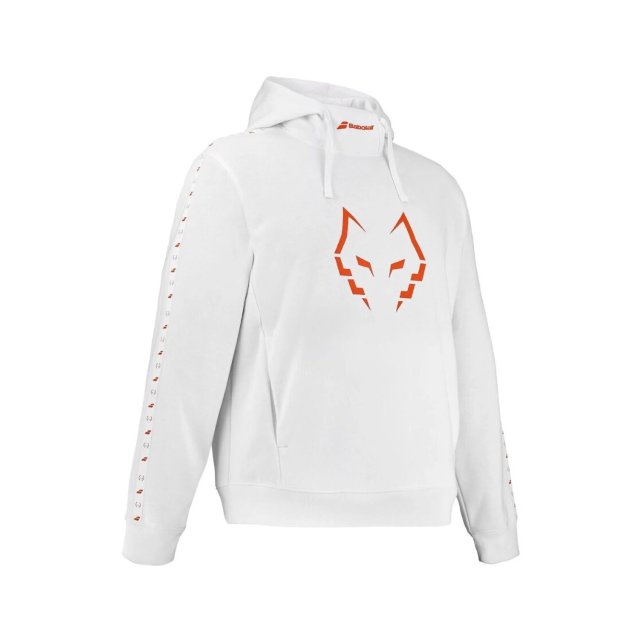 Babolat Hood Sweat J. Lebrón | Men White Orange - Image 2
