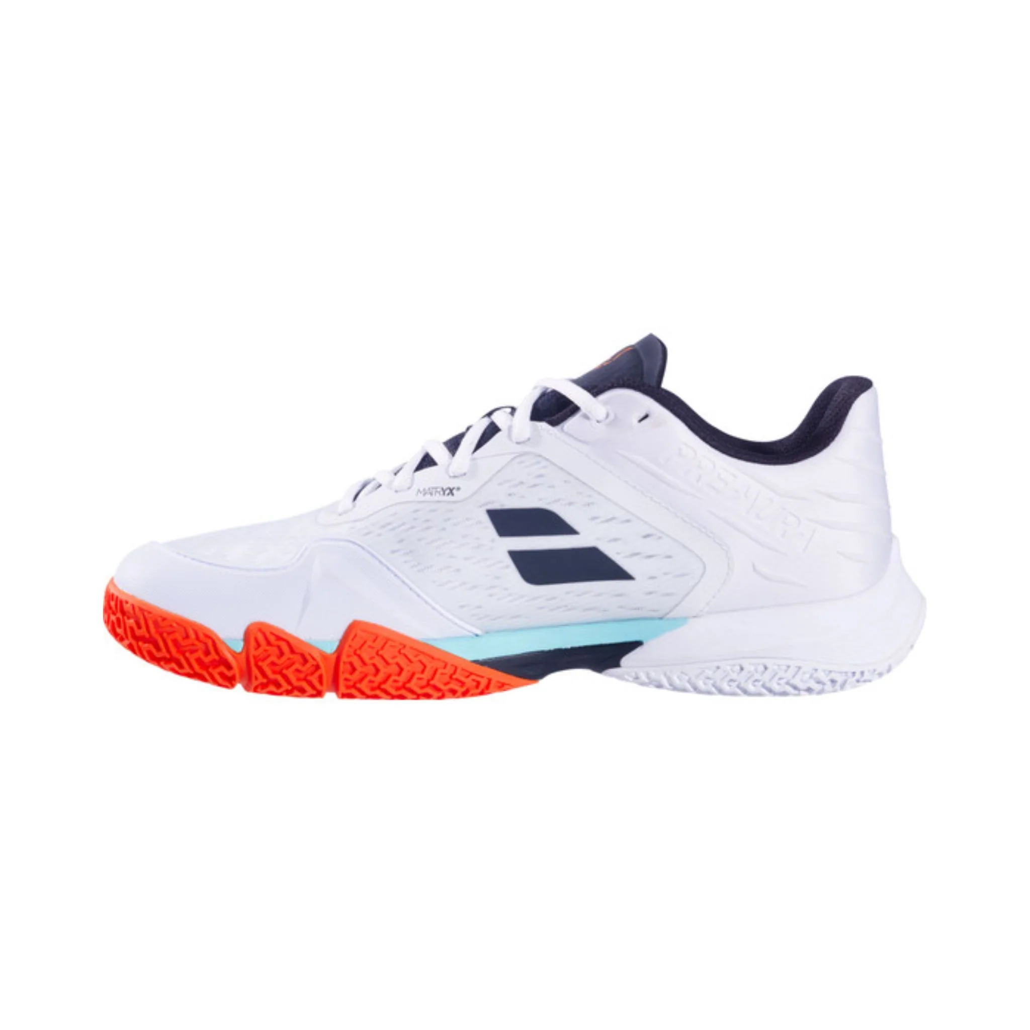 Babolat Premura 3 Lebron Men White/Orange| Padel shoes - Image 2