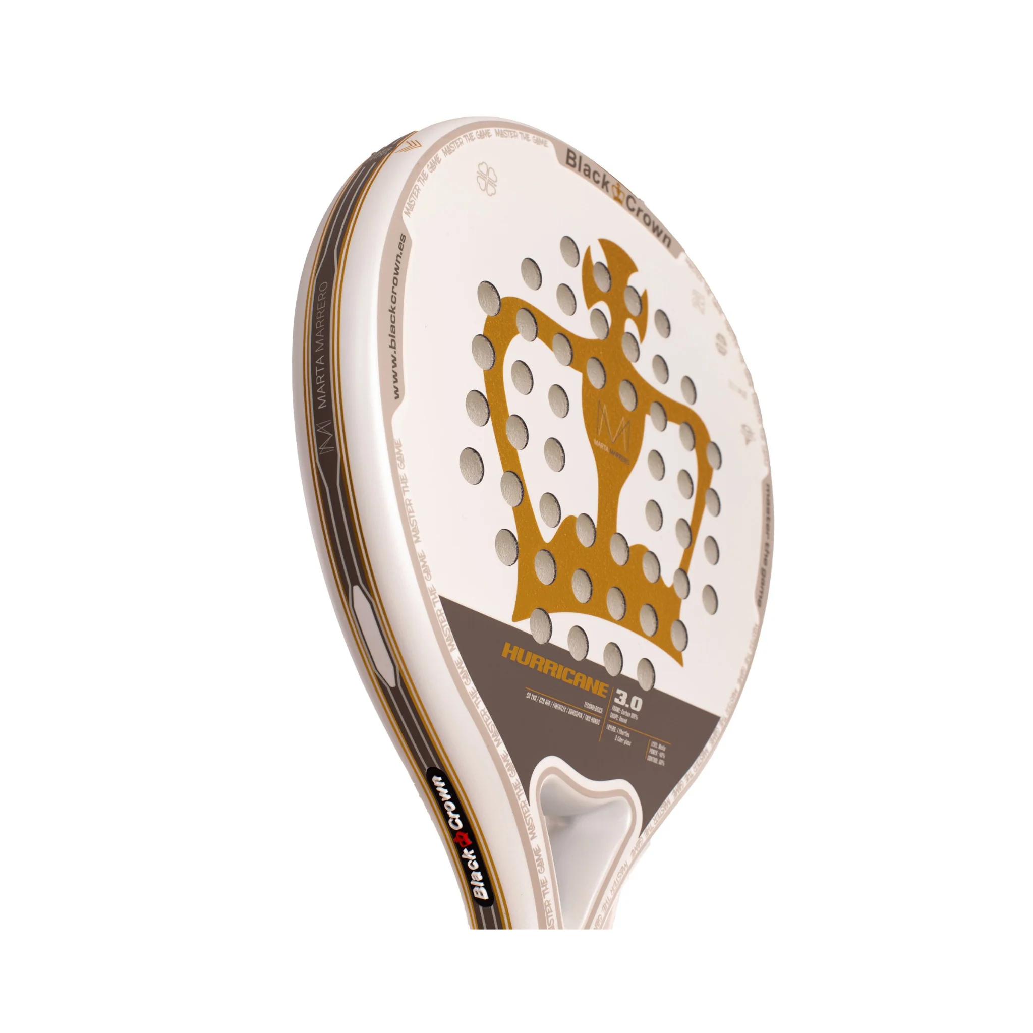 Black Crown Hurricane 3.0 | Padel Racket - Image 3