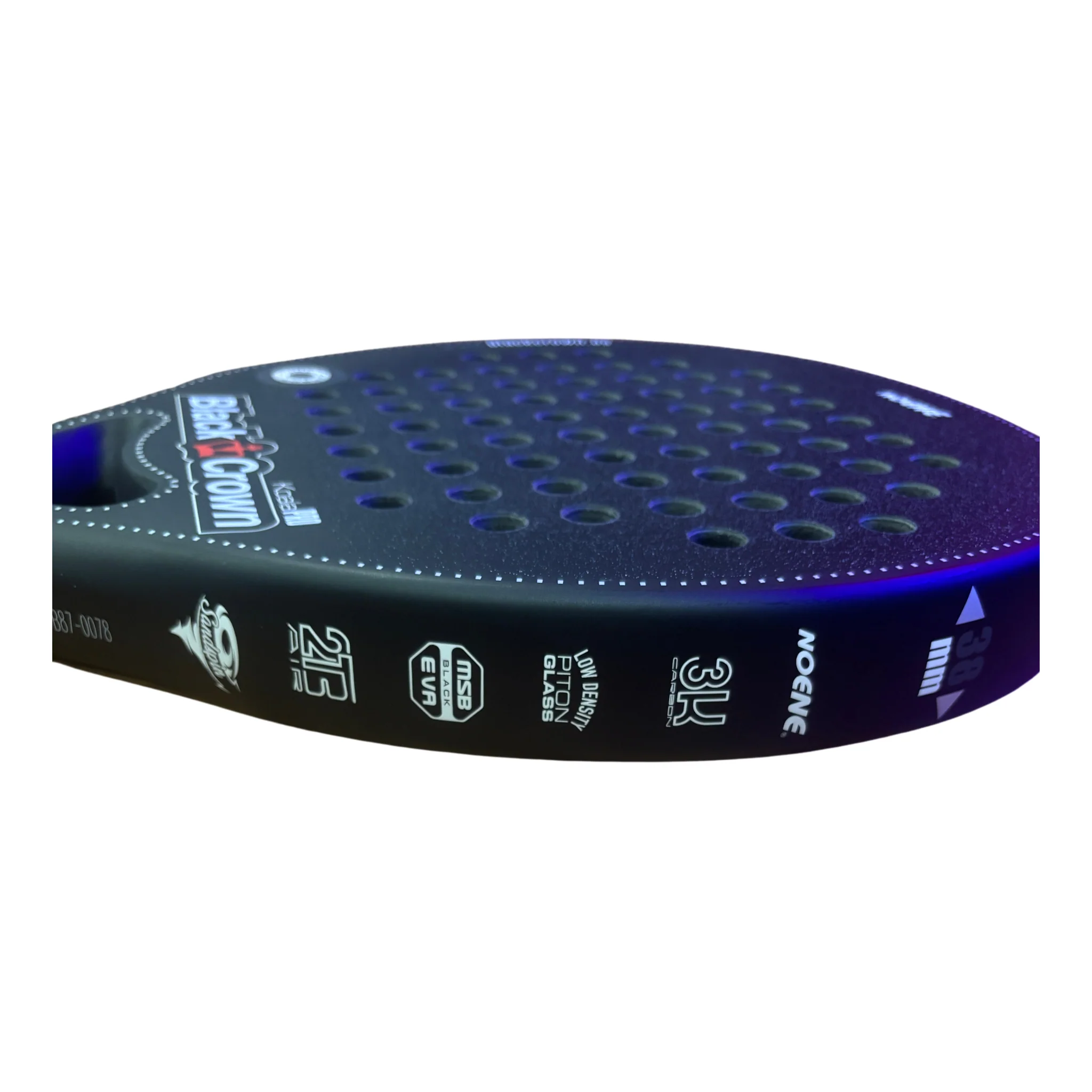 Black Crown Koala PRO Black Rough Edition | Padel Racket - Image 3