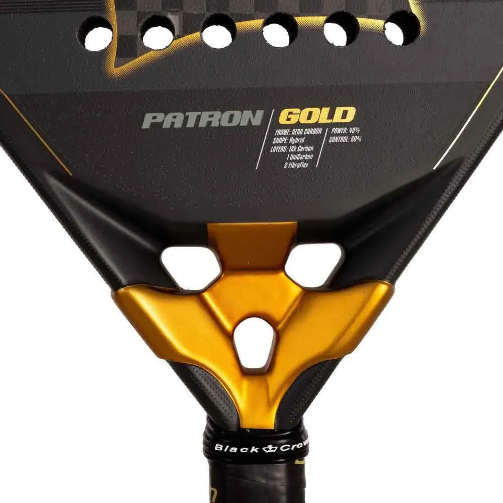 Black Crown Patron Gold | Padel Racket - Image 5