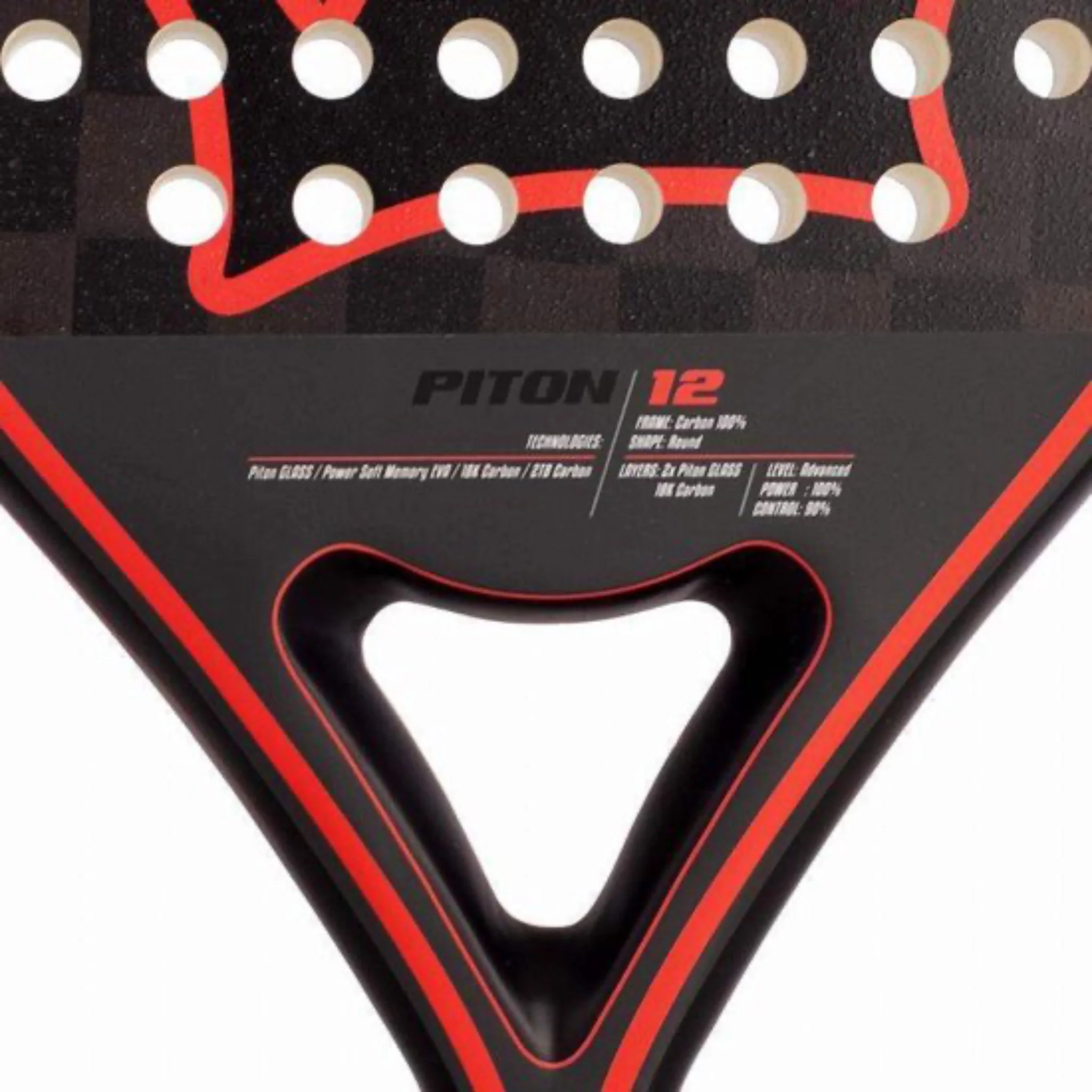 Black Crown Piton 12 | Padel Racket - Image 4