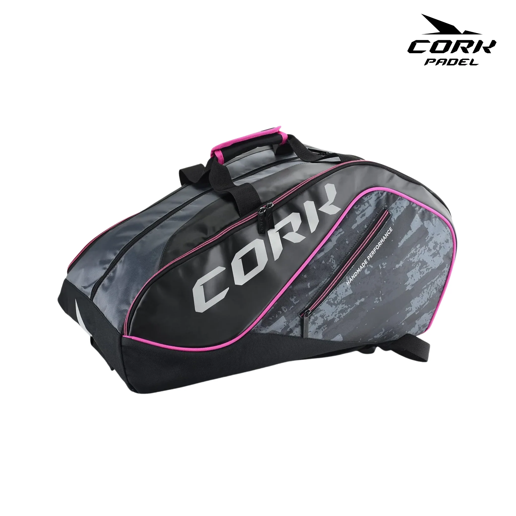 Cork Nylon Thermobag Black/Pink