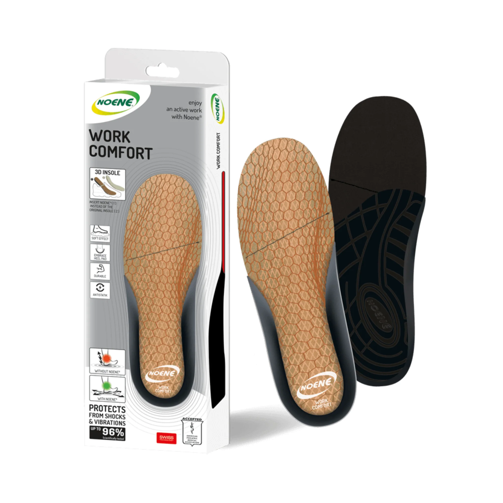 Noene Work Comfort 3D Insole | Soles - Image 2