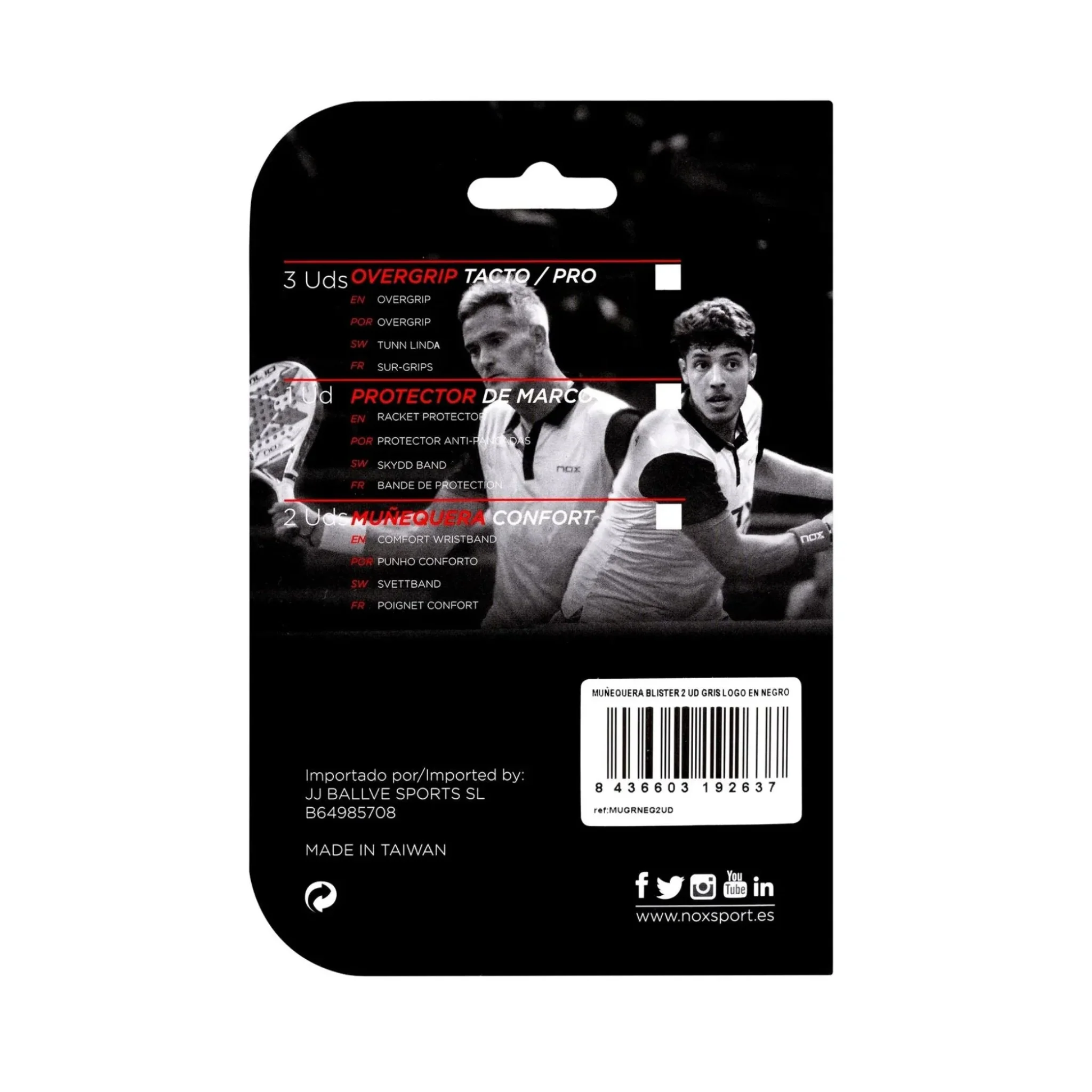 Nox Wristband Black 2pcs - Image 3