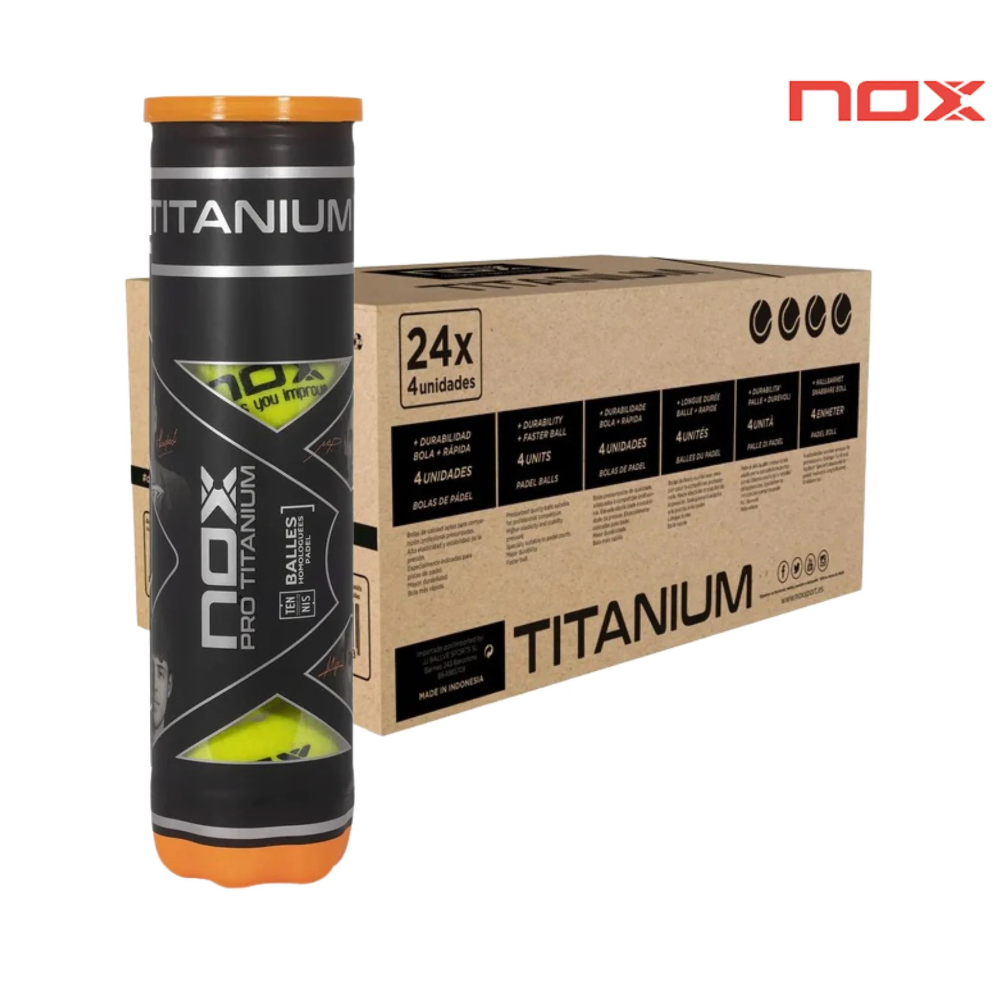 Nox Titanium balls 24x4 pc
